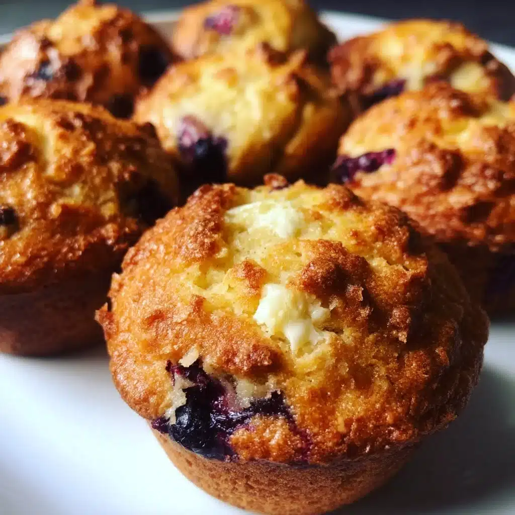Mother's Day Blueberry Lemon Mascarpone Muffins
