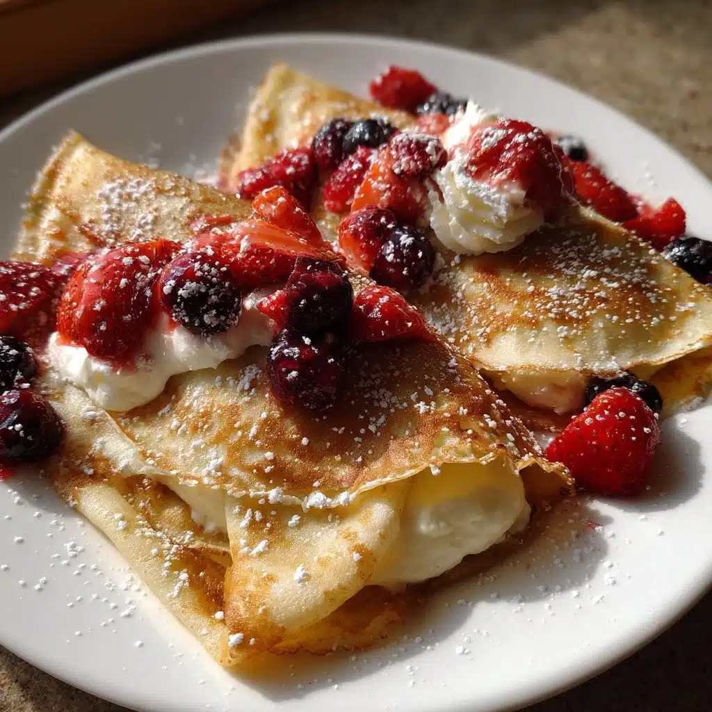 Mother's Day Brunch: Mascarpone Stuffed Crepes