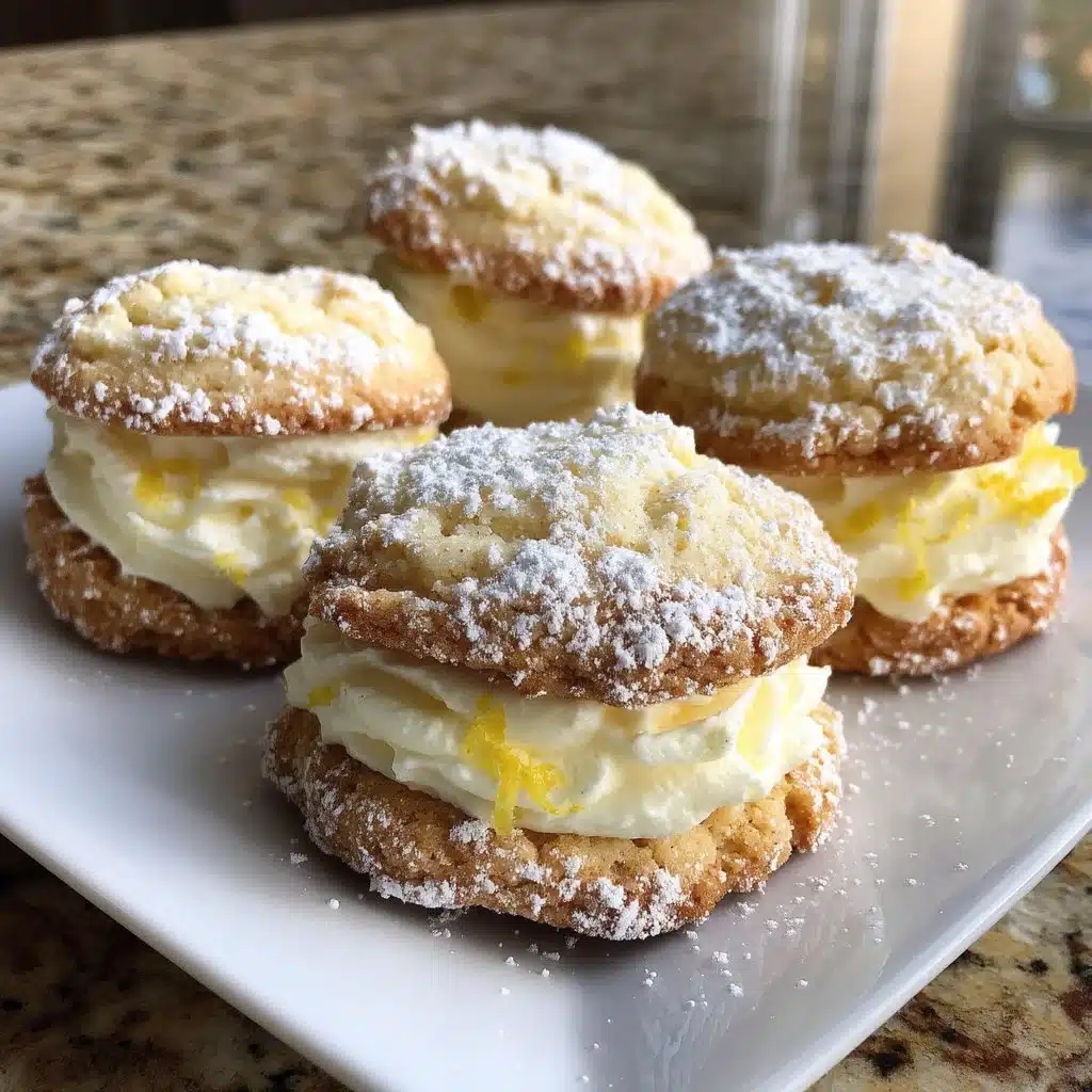 Mother's Day Lemon Ricotta Cookie Sandwiches