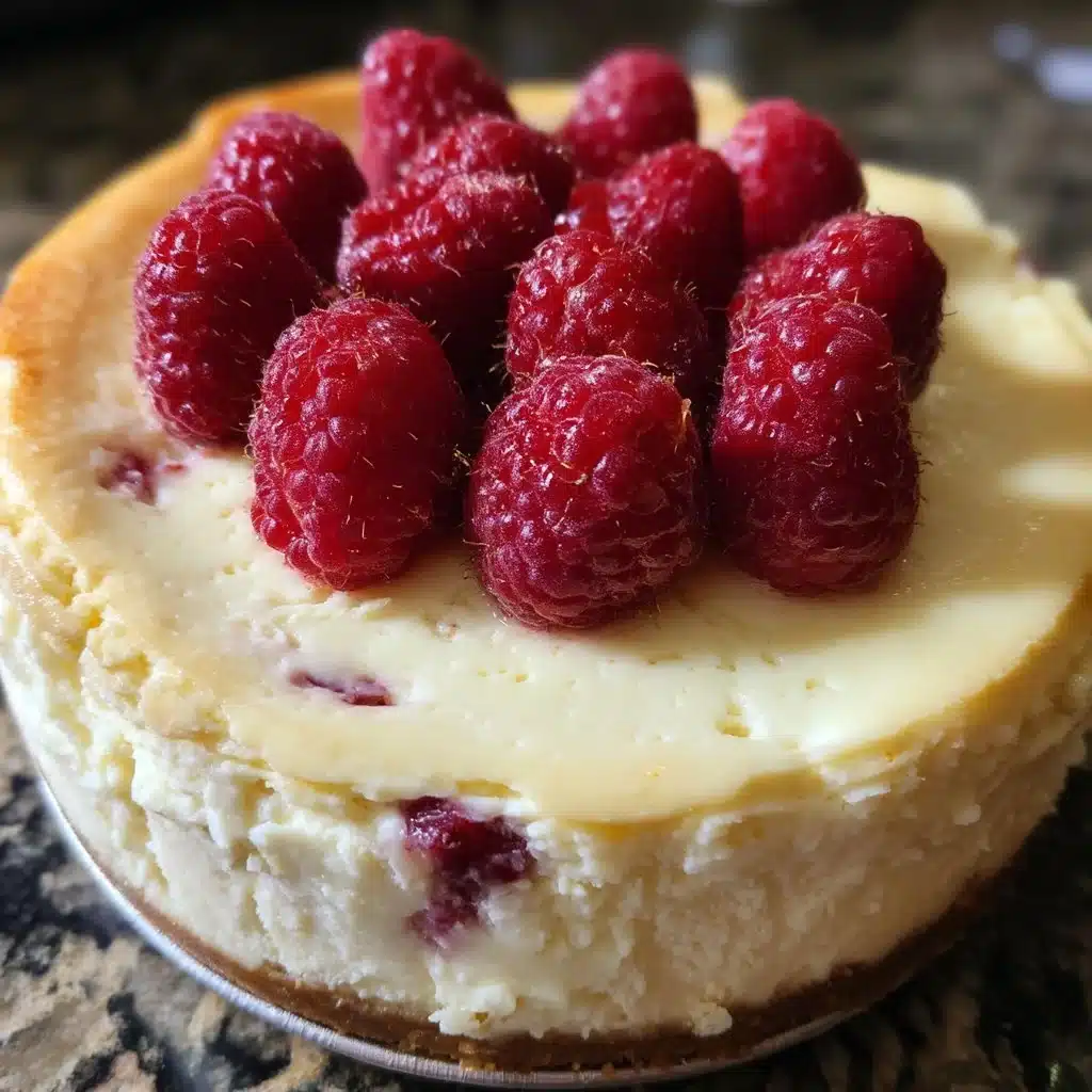 No-Bake Raspberry Ricotta Cheesecake