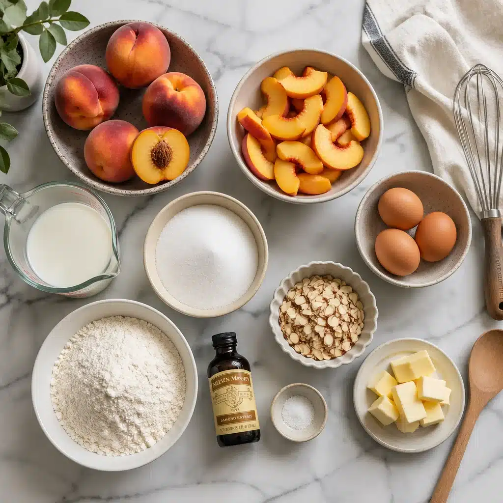 Peach Almond Clafoutis (Brunch-Ready, Custardy)