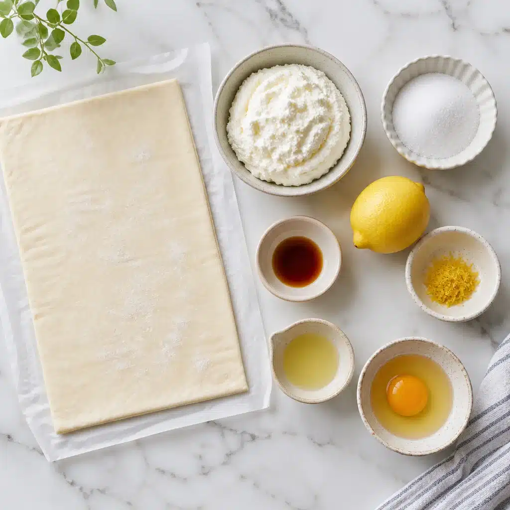 Perfectly Soft Mini Ricotta Lemon Pastry Bites for Your Next Party