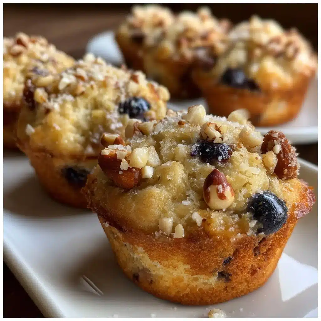 Picnic Blueberry Hazelnut Mascarpone Muffins