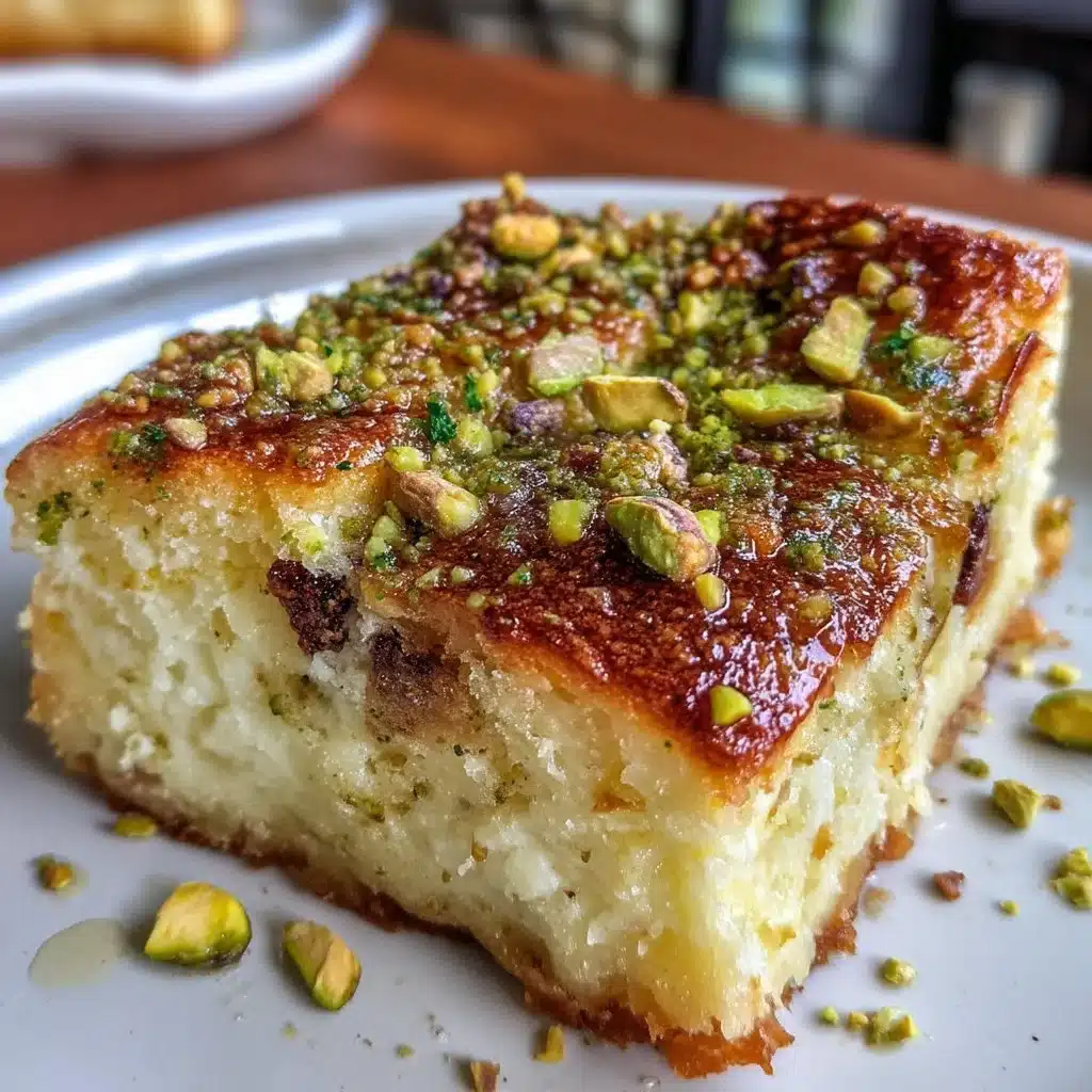 Pistachio Honey Ricotta Breakfast Squares
