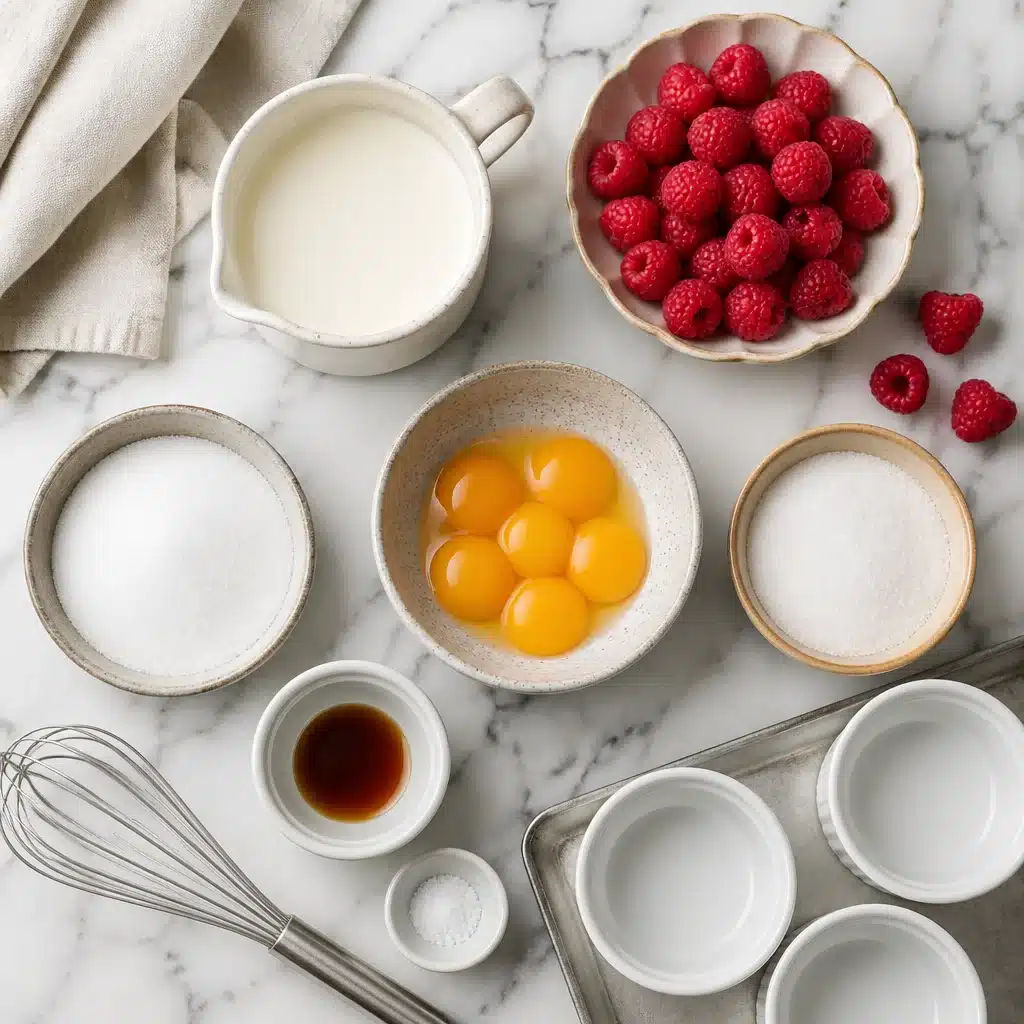 Raspberry Crème Brûlée (Brunch-Pretty, Crackly Top)