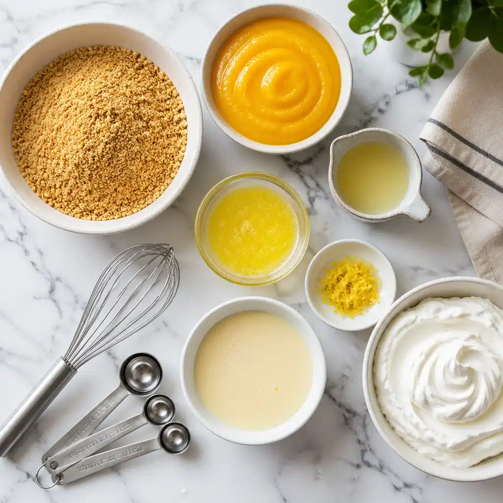 Refreshing No-Bake Mango Lemon Tart - A Sweet Summer Treat