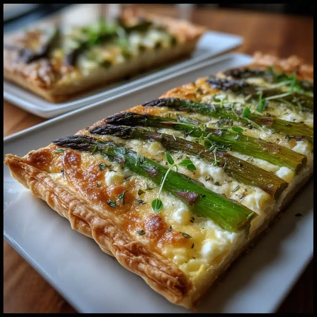 Savory Asparagus Ricotta Tart