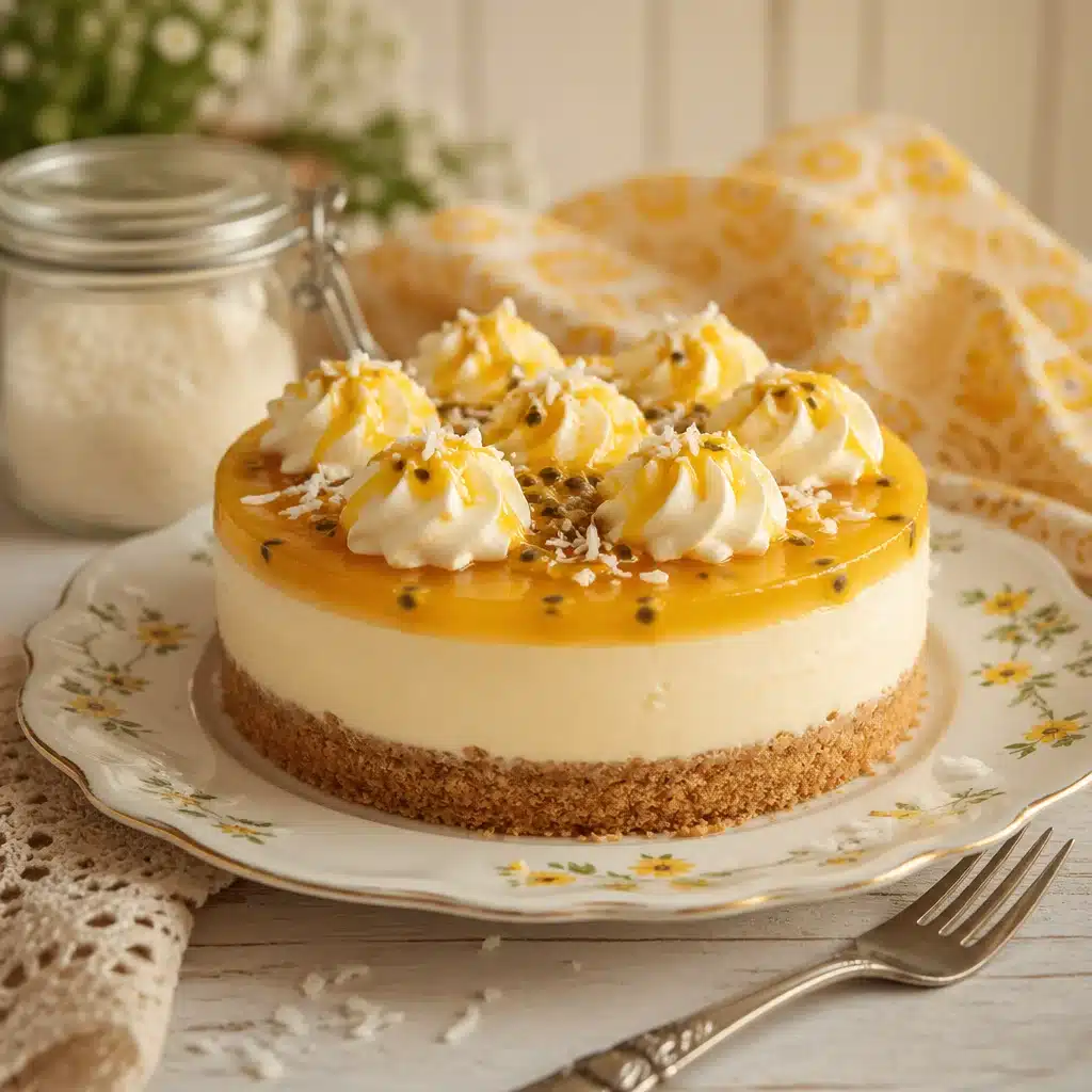 Silky Coconut Passion Fruit Pots for Your Next Party Delight