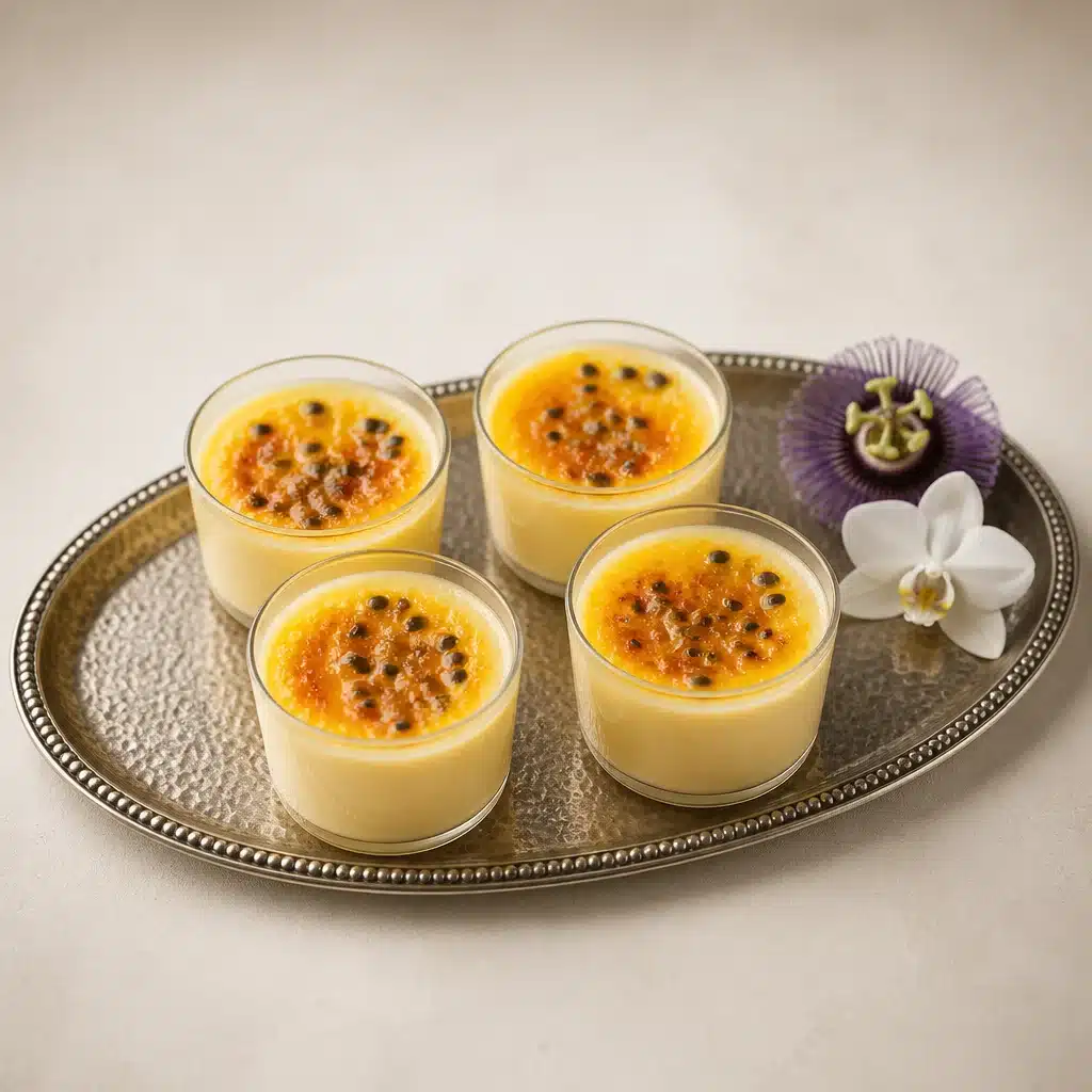 No-Bake Passion Fruit Coconut Dessert Cups (Silky)