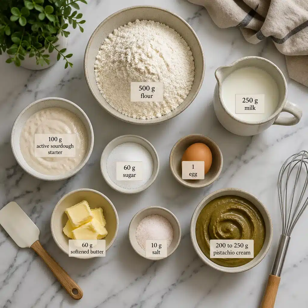 Soft Pistachio Cream Knots - A Delightful Treat to Savor