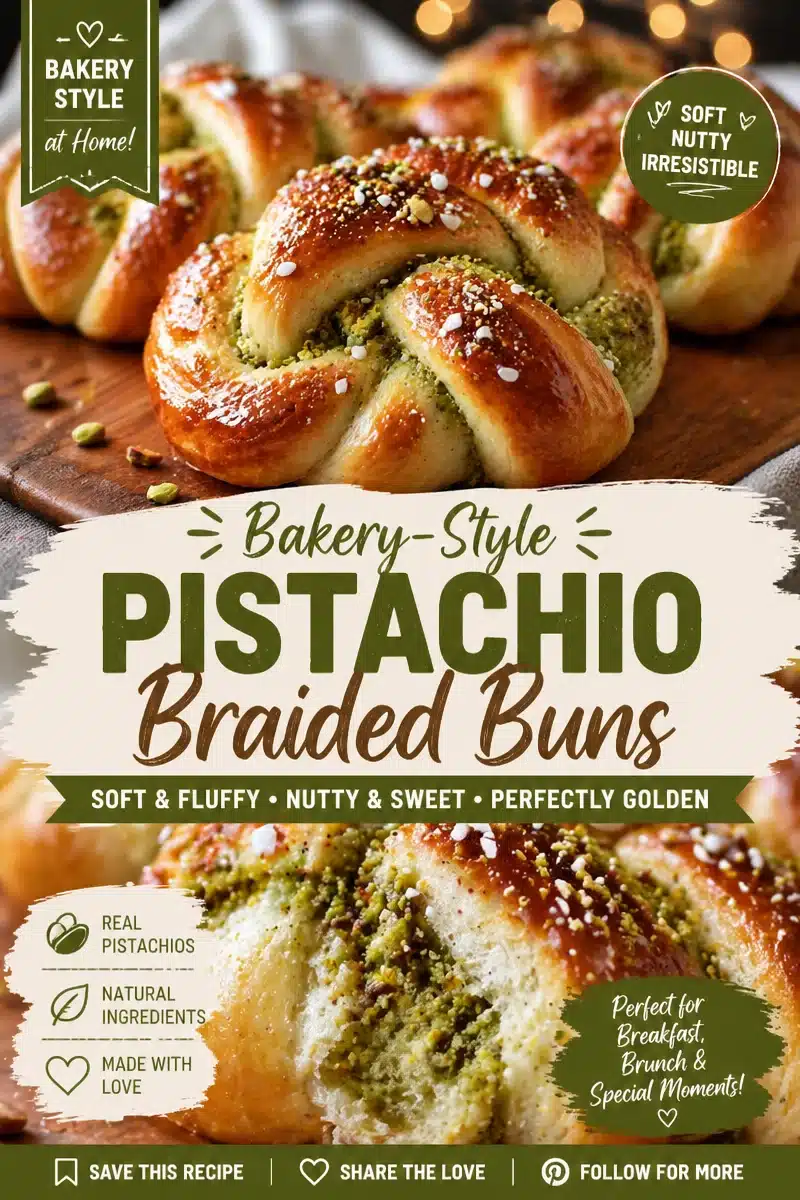 Soft Pistachio Cream Knots