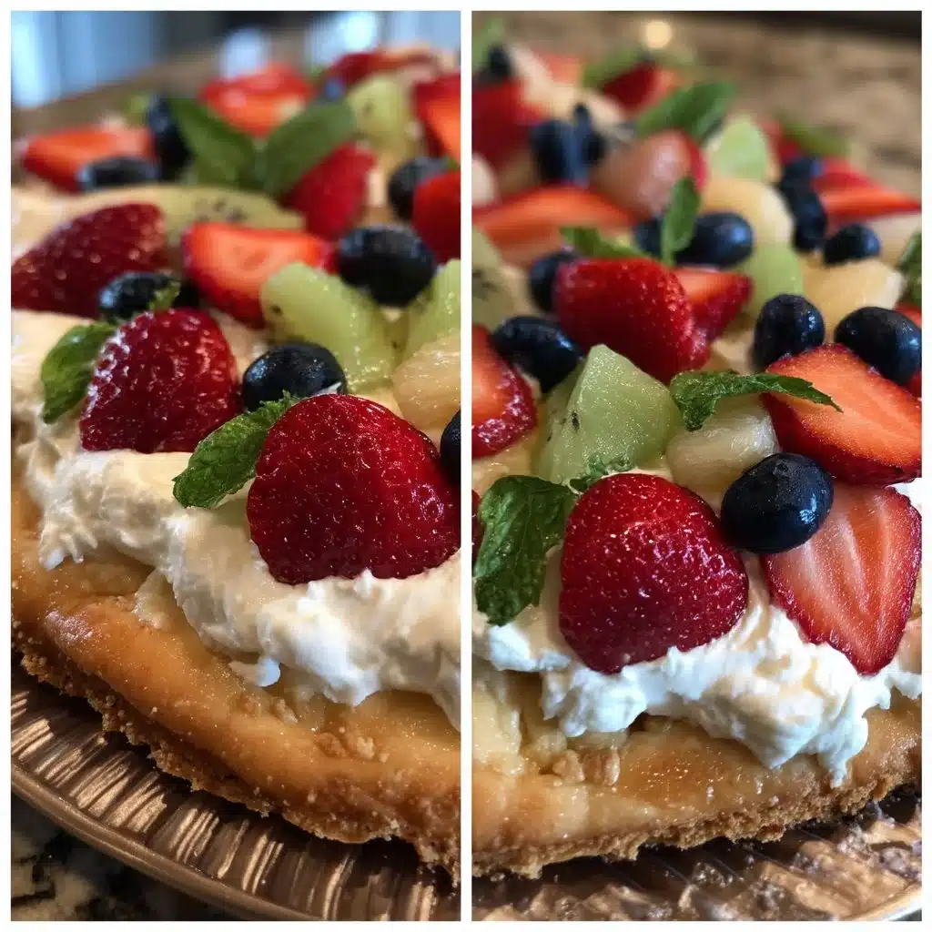 Spring Fruit Pizza with Mascarpone Frosting
