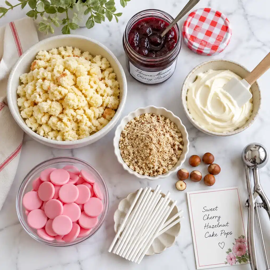 Sweet Cherry Hazelnut Cake Pops - Perfect for Your Next Party!