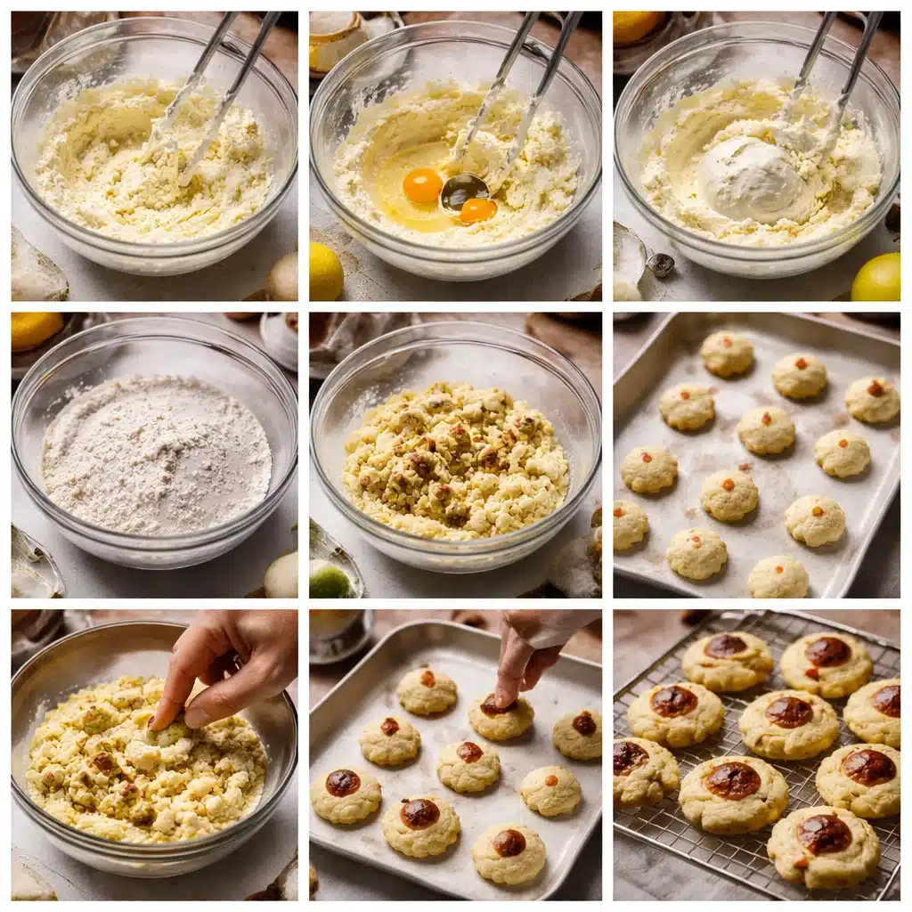 Raspberry Pistachio Ricotta Thumbprints