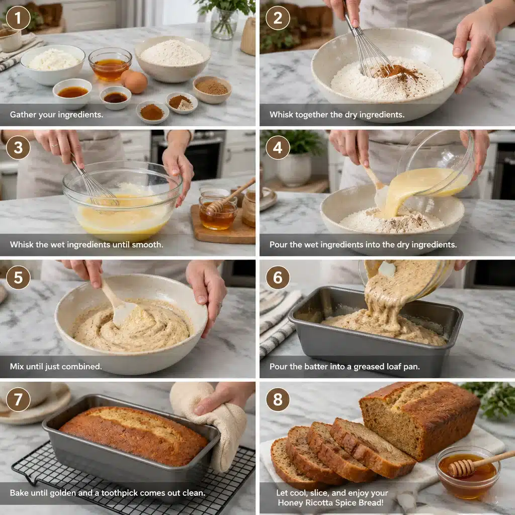 Warm Honey Ricotta Spice Bread: A Cozy Bakery Delight