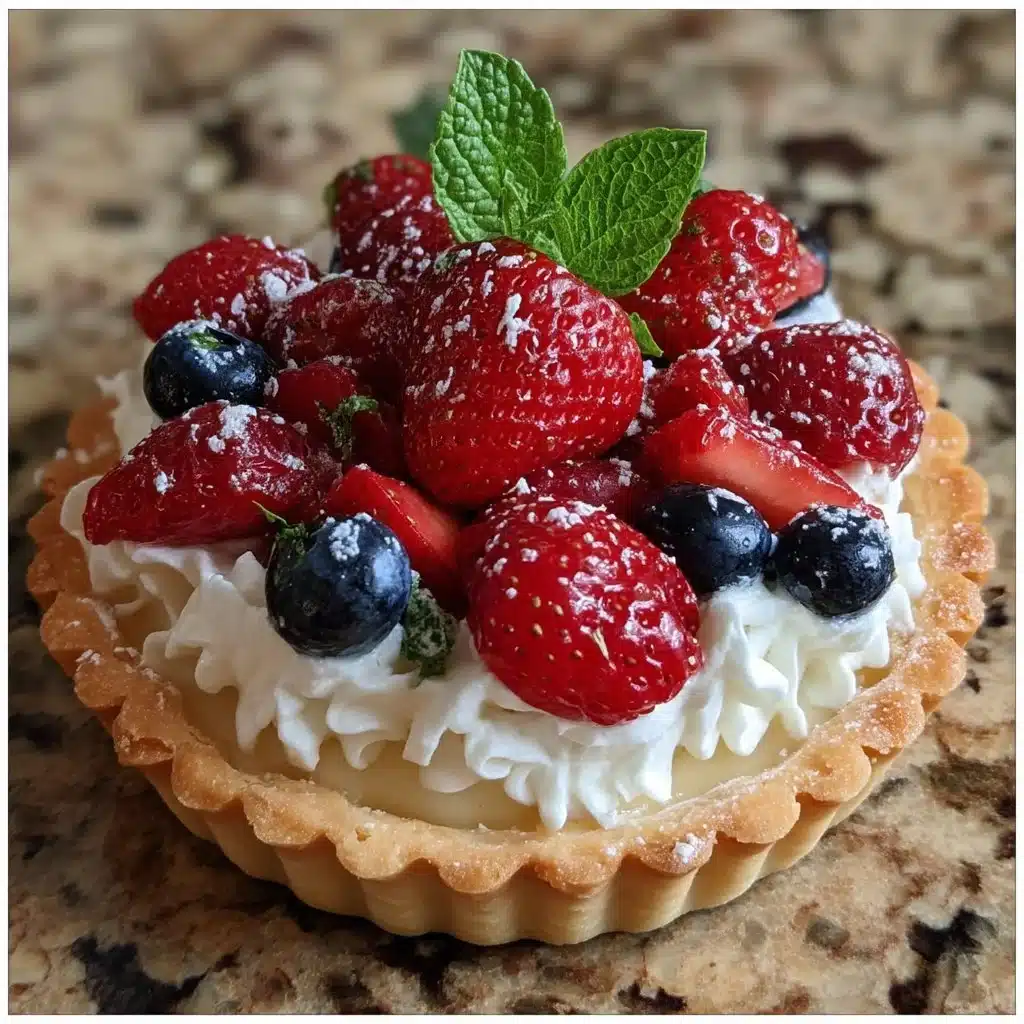 Whipped Mascarpone Berry Tart for Spring