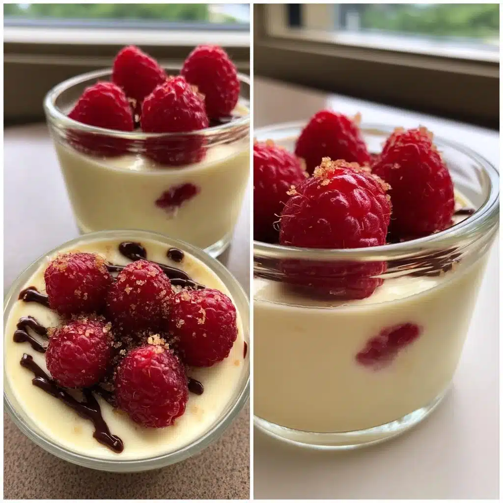 White Chocolate Raspberry Mascarpone Mousse Cups