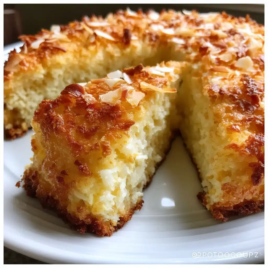 Almond Coconut Macaroon Cake