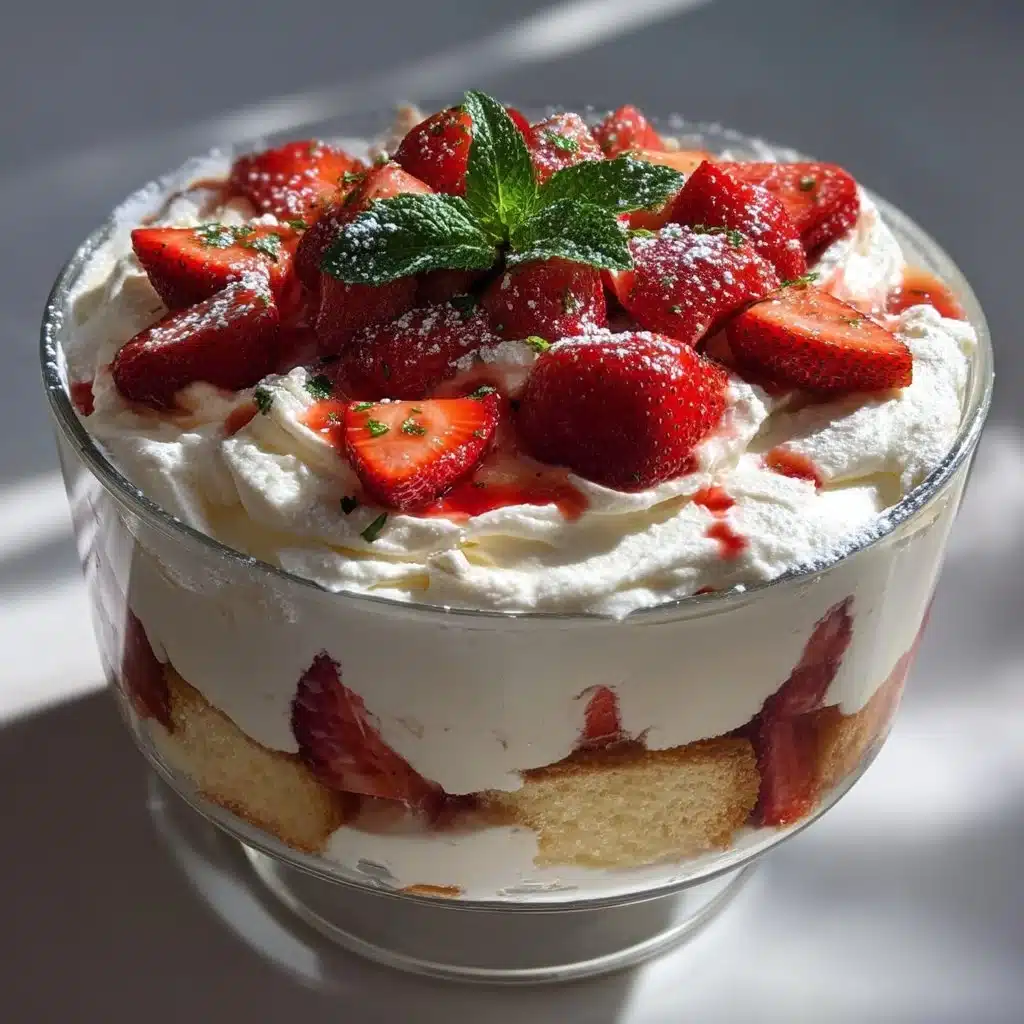 Cozy Strawberry Mascarpone Trifle, Easy Creamy Comfort 5 Strawberry Mascarpone Trifle