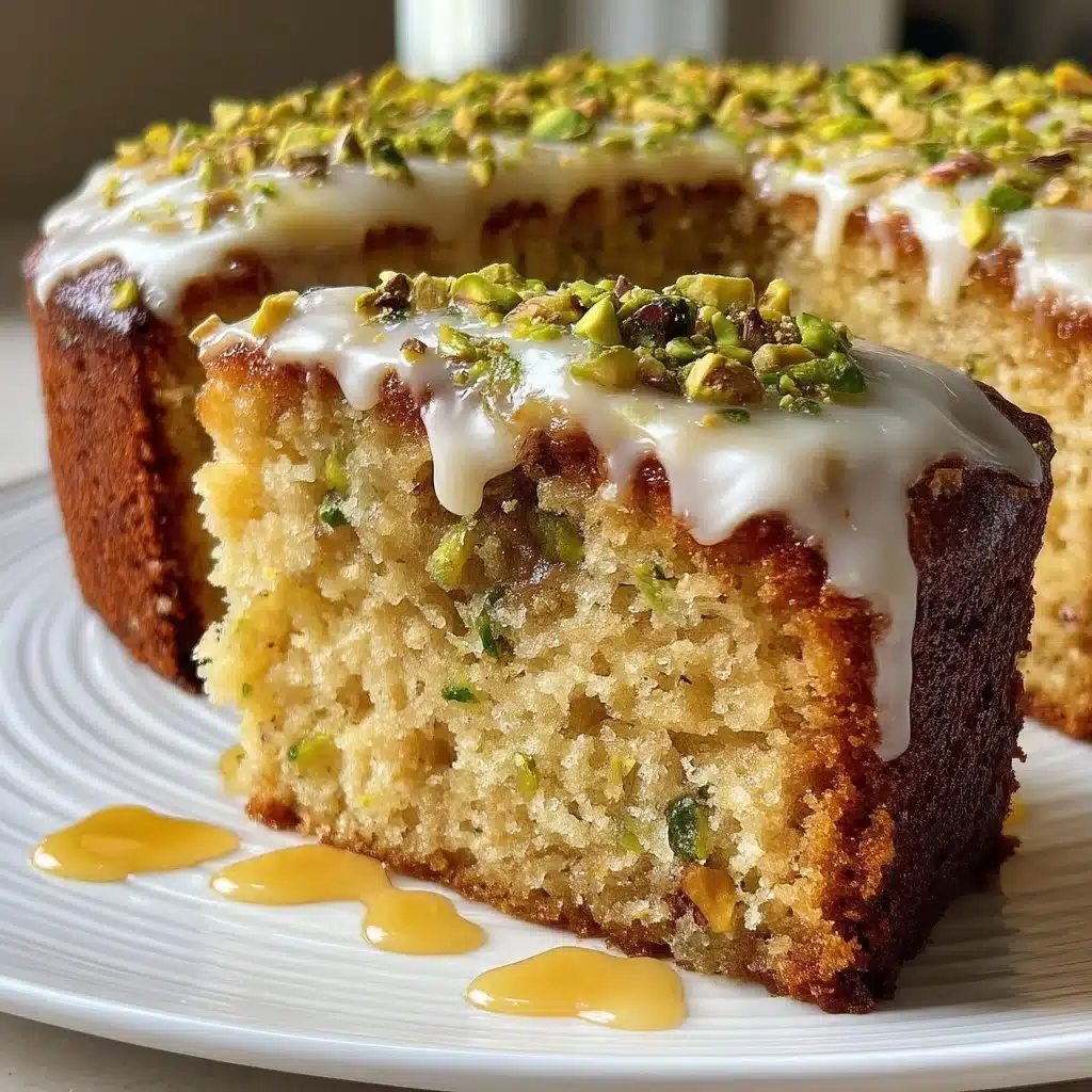 Easy Creamy Pistachio Coffee Cake 6 Creamy Pistachio Coffee Cake