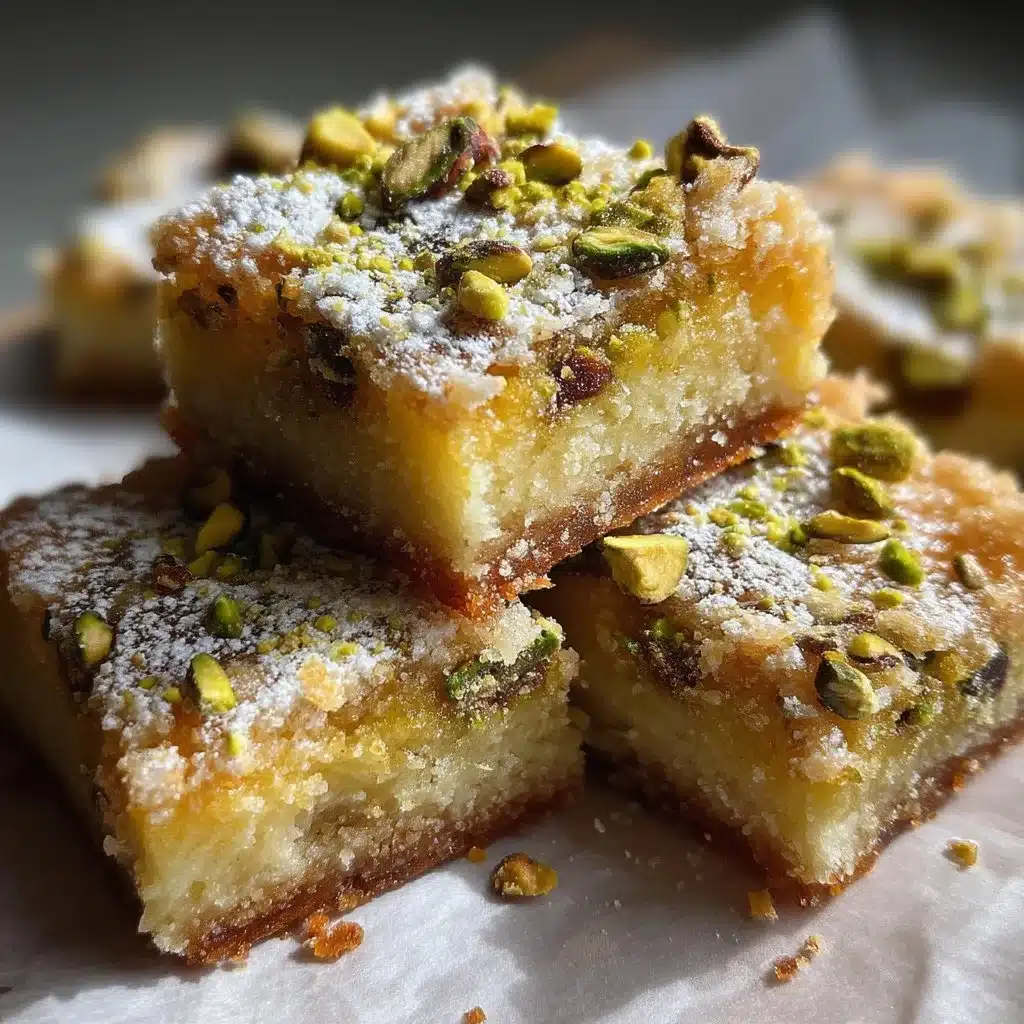 Easy Creamy Pistachio Lemon Bars 2 Pistachio Lemon Bars