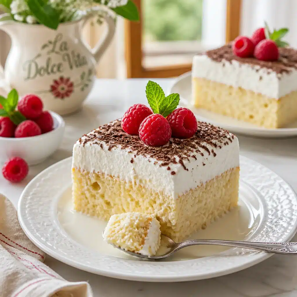 Italian 3-Milk Cake with Mascarpone