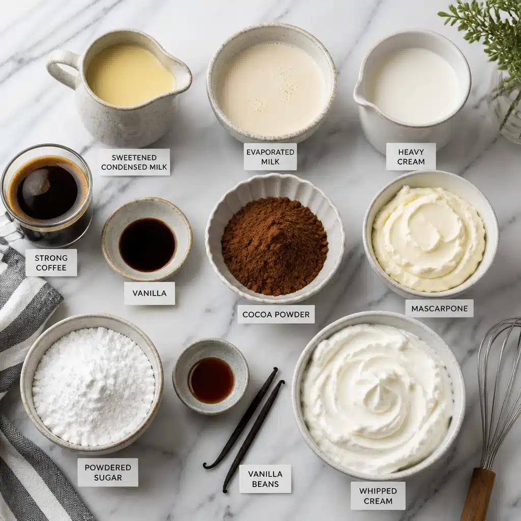 Italian 3-Milk Cake with Mascarpone