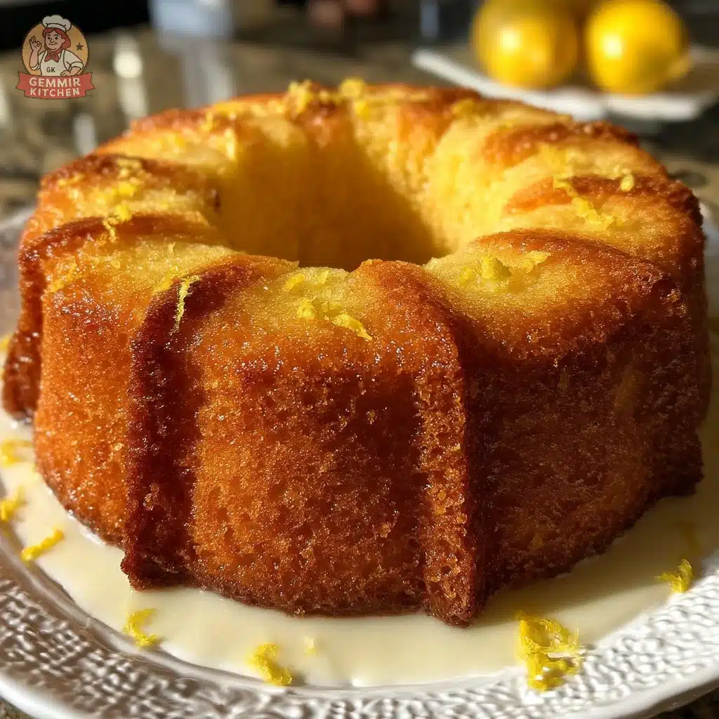 Old-Fashioned Cozy Lemon Pound Cake, Homemade 4 Slice of homemade old-fashioned lemon pound cake with a lemon glaze