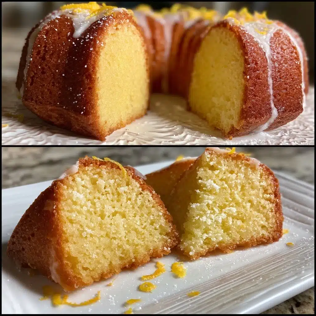 Old-Fashioned Cozy Lemon Pound Cake, Homemade 5 Soft Lemon Pound Cake