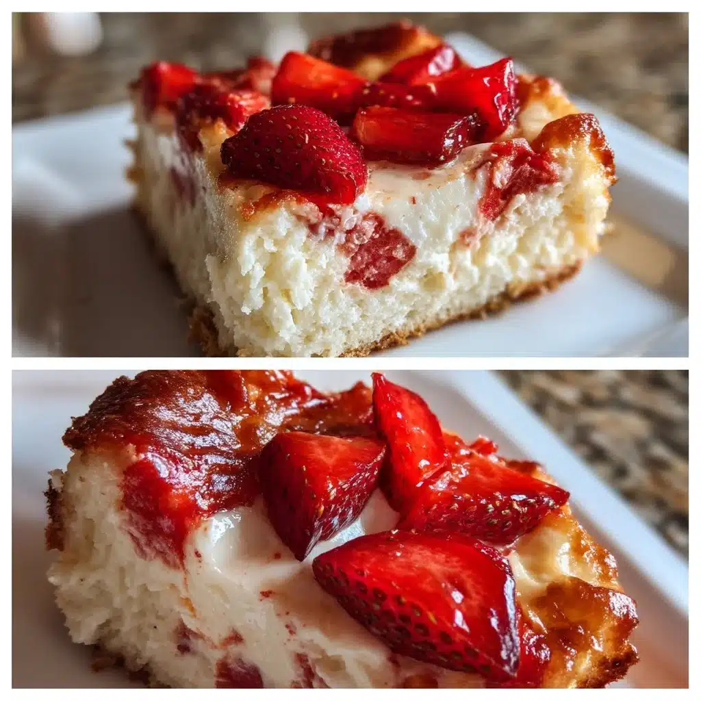 Strawberry Mascarpone Bake