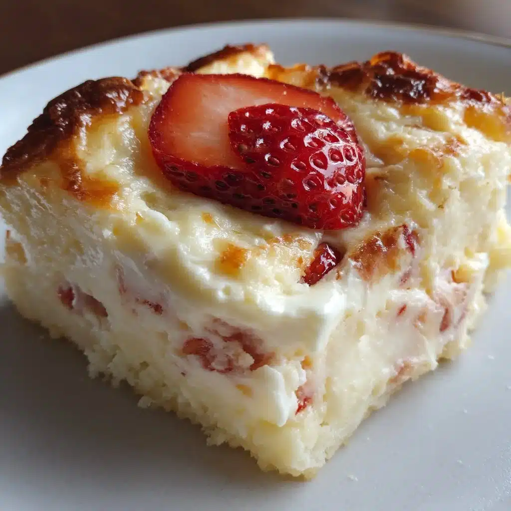 Strawberry Mascarpone Bake