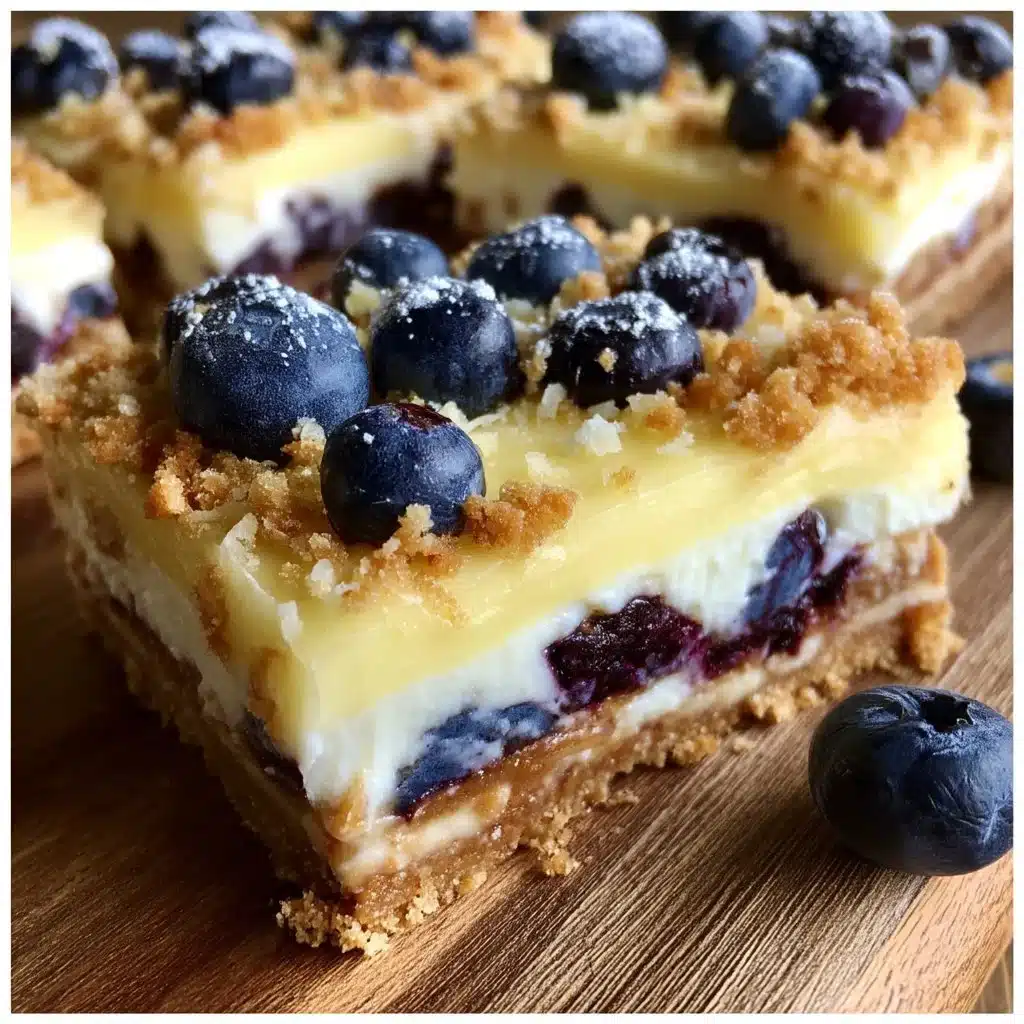 Lemon Blueberry Mascarpone Bars