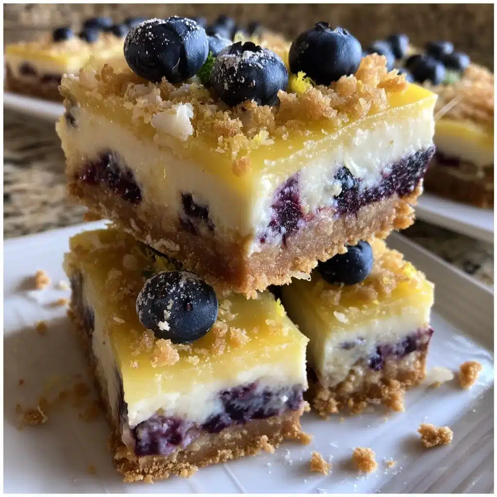 Lemon Blueberry Mascarpone Bars