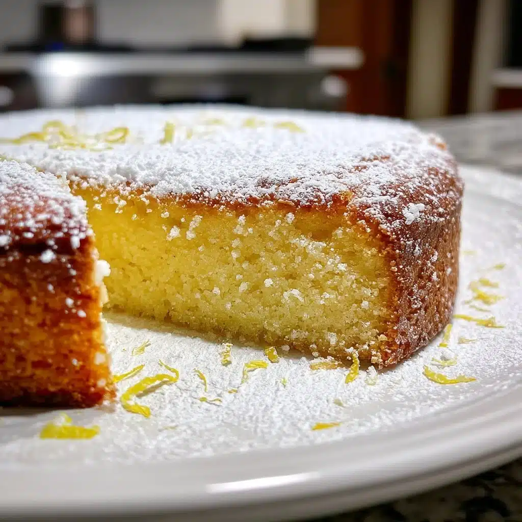 Soft Lemon Mascarpone Cake