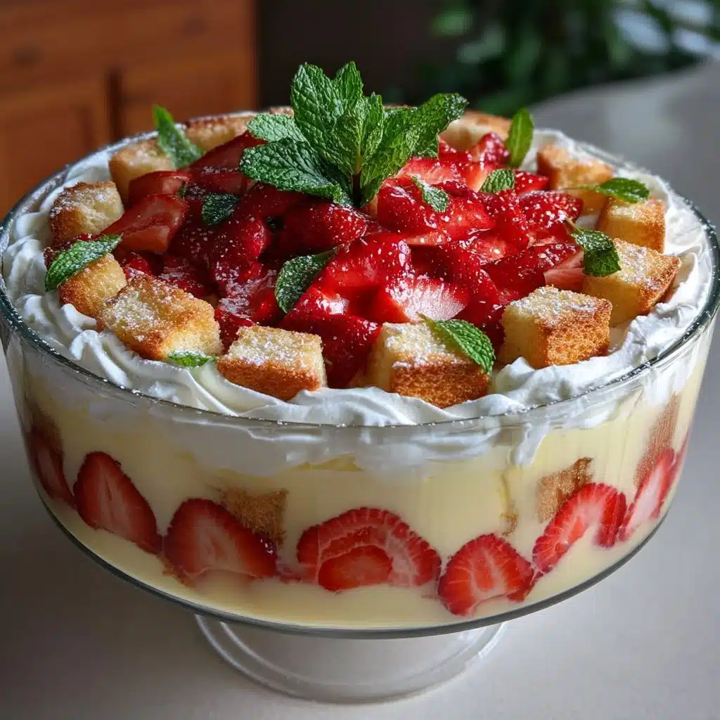 Vanilla Strawberry Trifle