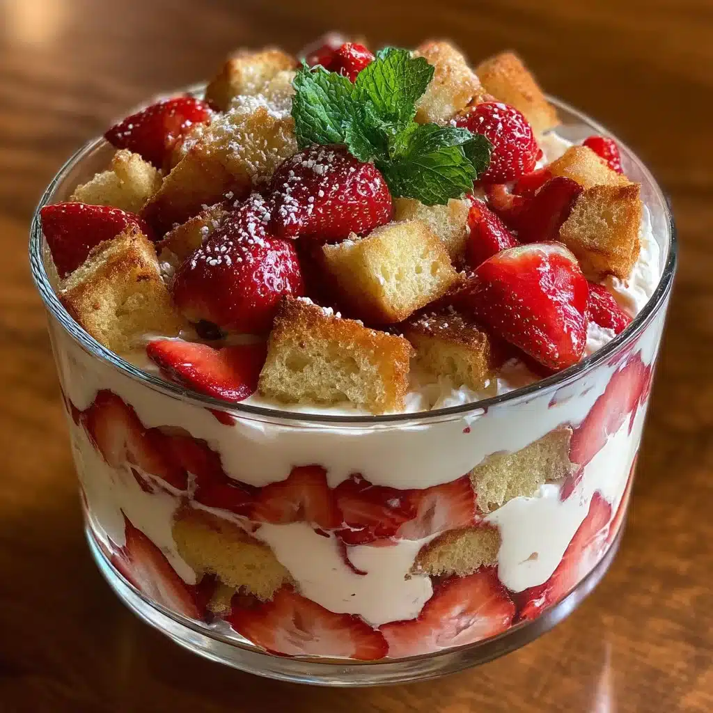 Vanilla Strawberry Trifle