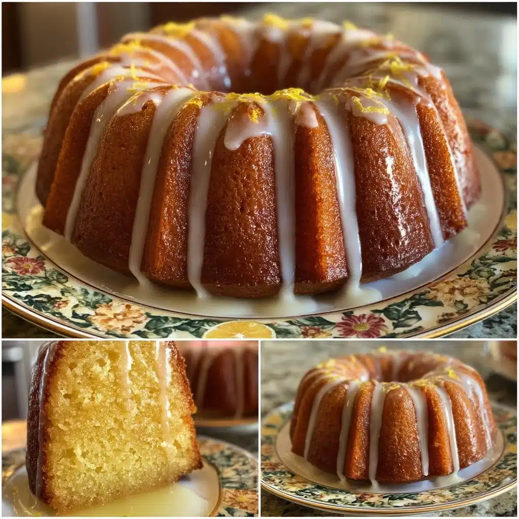 Old-Fashioned Lemon Almond Pound Cake 5 Lemon Almond Pound Cake