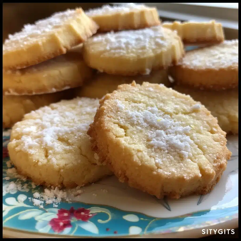 Soft Lemon Shortbread