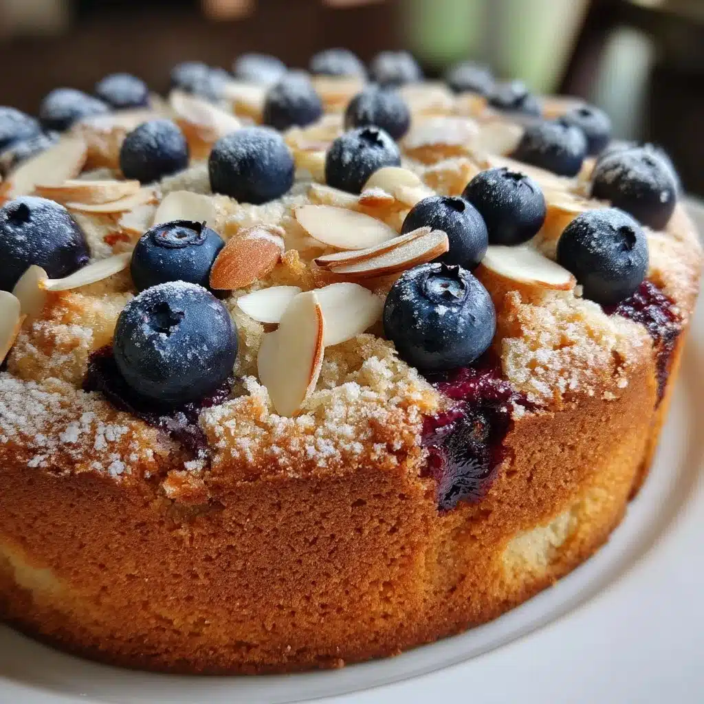 Blueberry Almond Coffee Cake