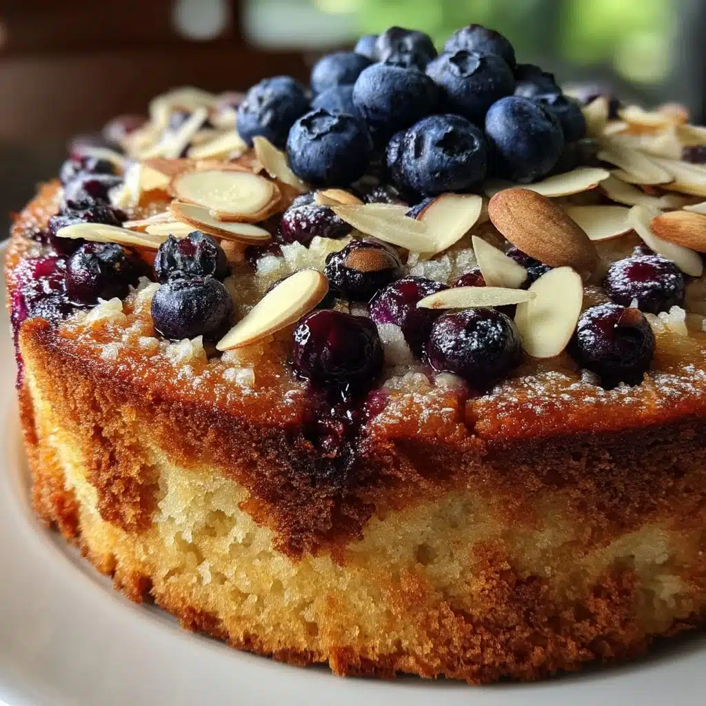 Blueberry Almond Coffee Cake
