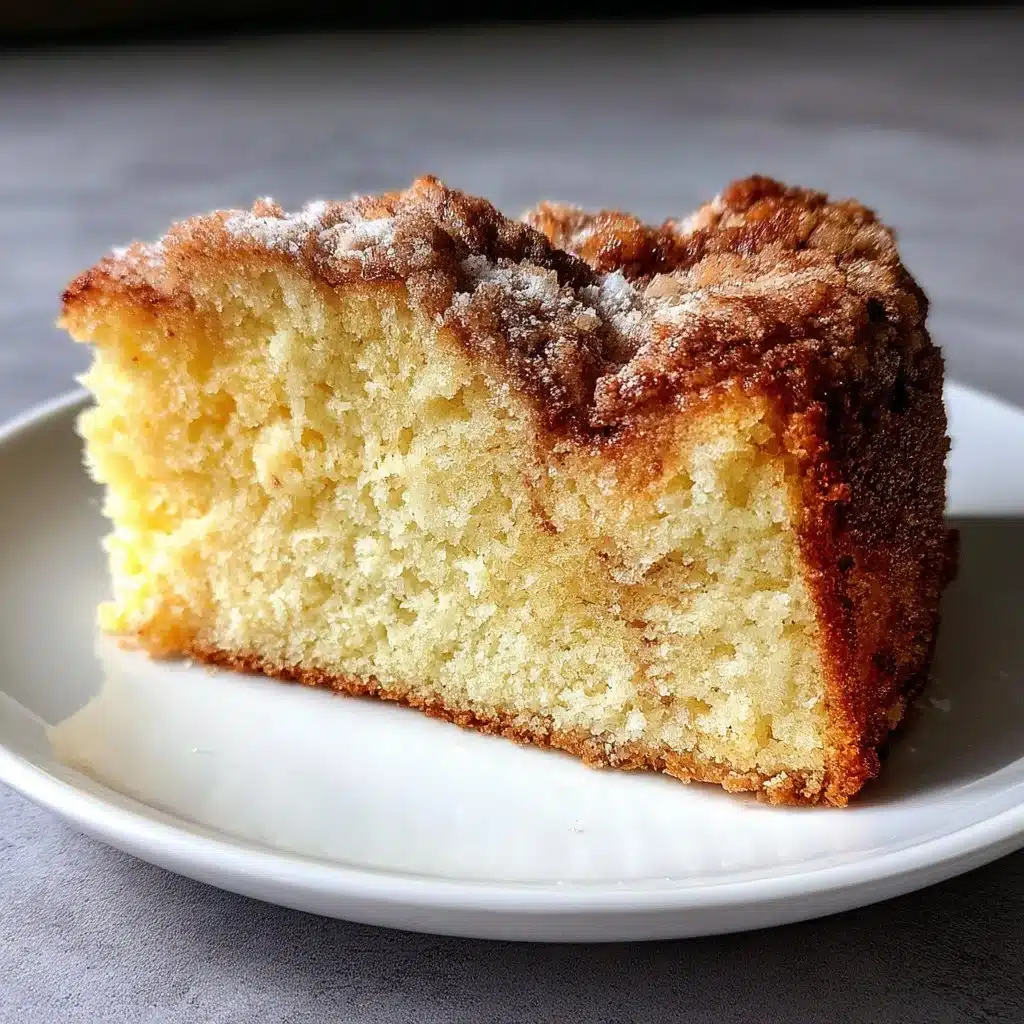 Soft Vanilla Coffee Cake