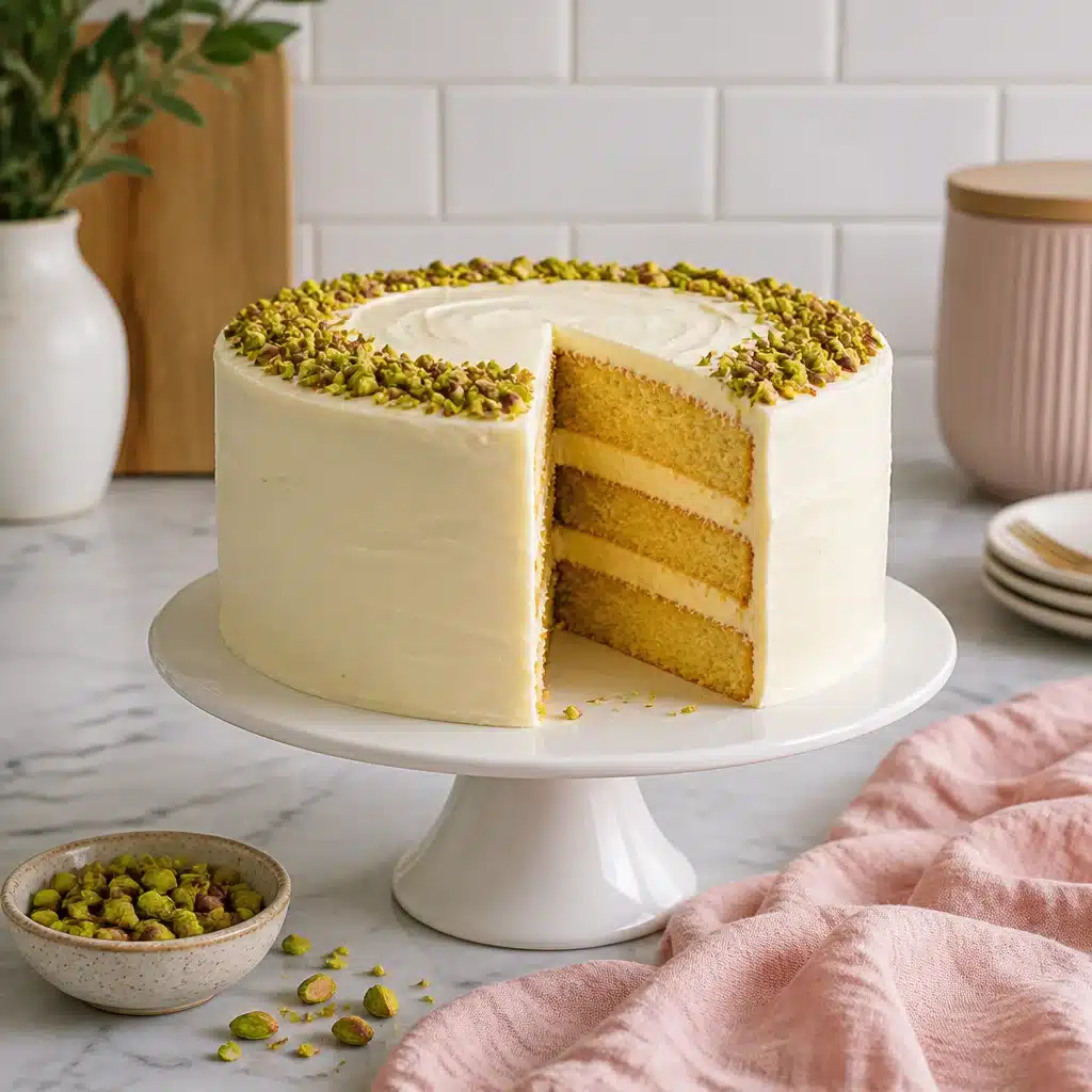 Pistachio Cream Cake