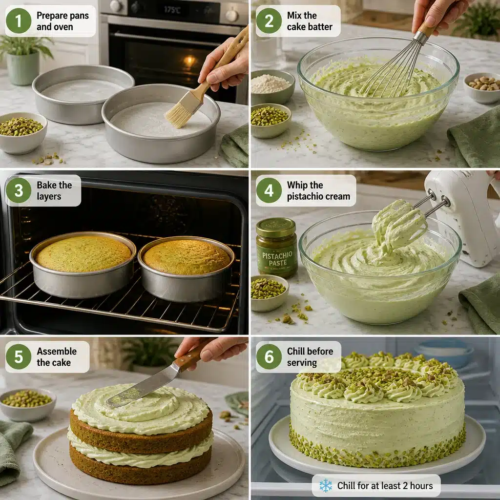 Decadent Pistachio Cream Cake You'll Want to Bake Today!