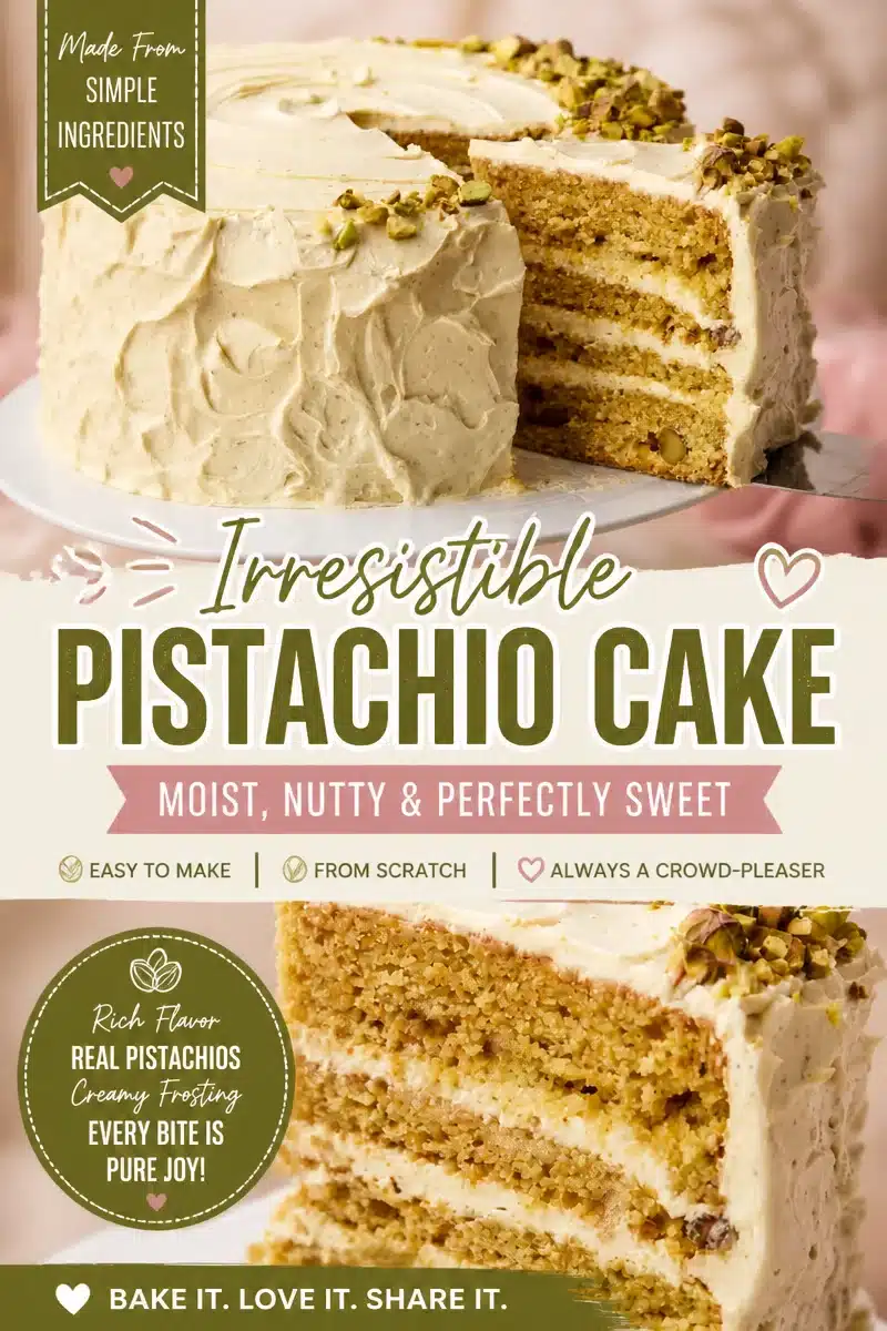 Pistachio Cream Cake