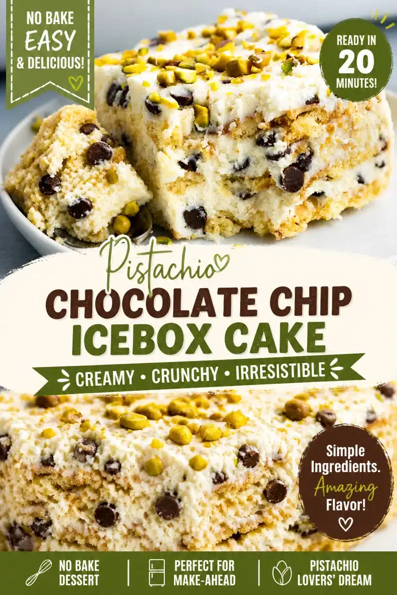 Delicious No-Bake Pistachio Icebox Cake You'll Love 10 No-Bake Pistachio Icebox Cake