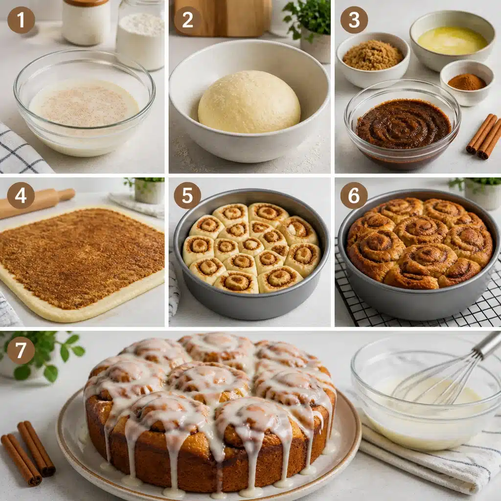 Cinnamon Bun Cake