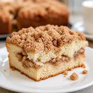 Moist and buttery Cinnamon Swirl Coffee Loaf with rich cinnamon flavor.