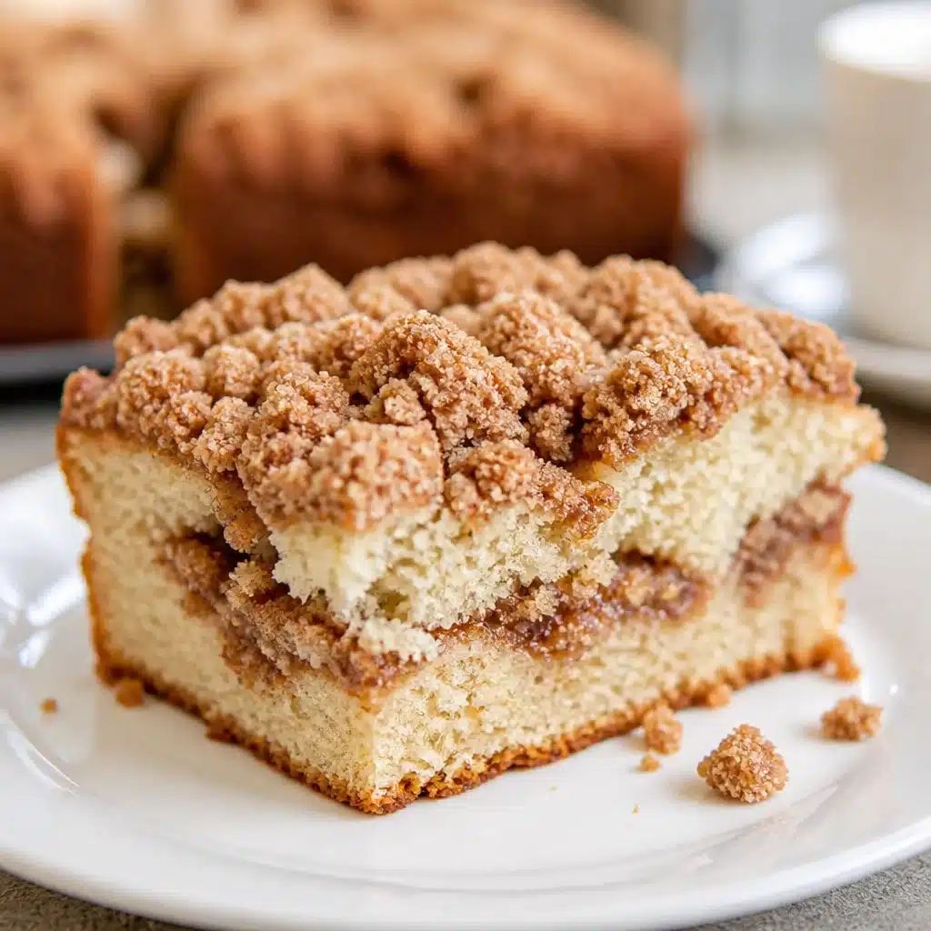 Moist and buttery Cinnamon Swirl Coffee Loaf with rich cinnamon flavor.