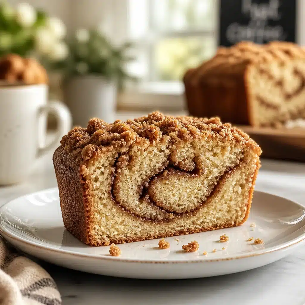 Irresistible Cinnamon Swirl Coffee Loaf with a Sweet Twist!