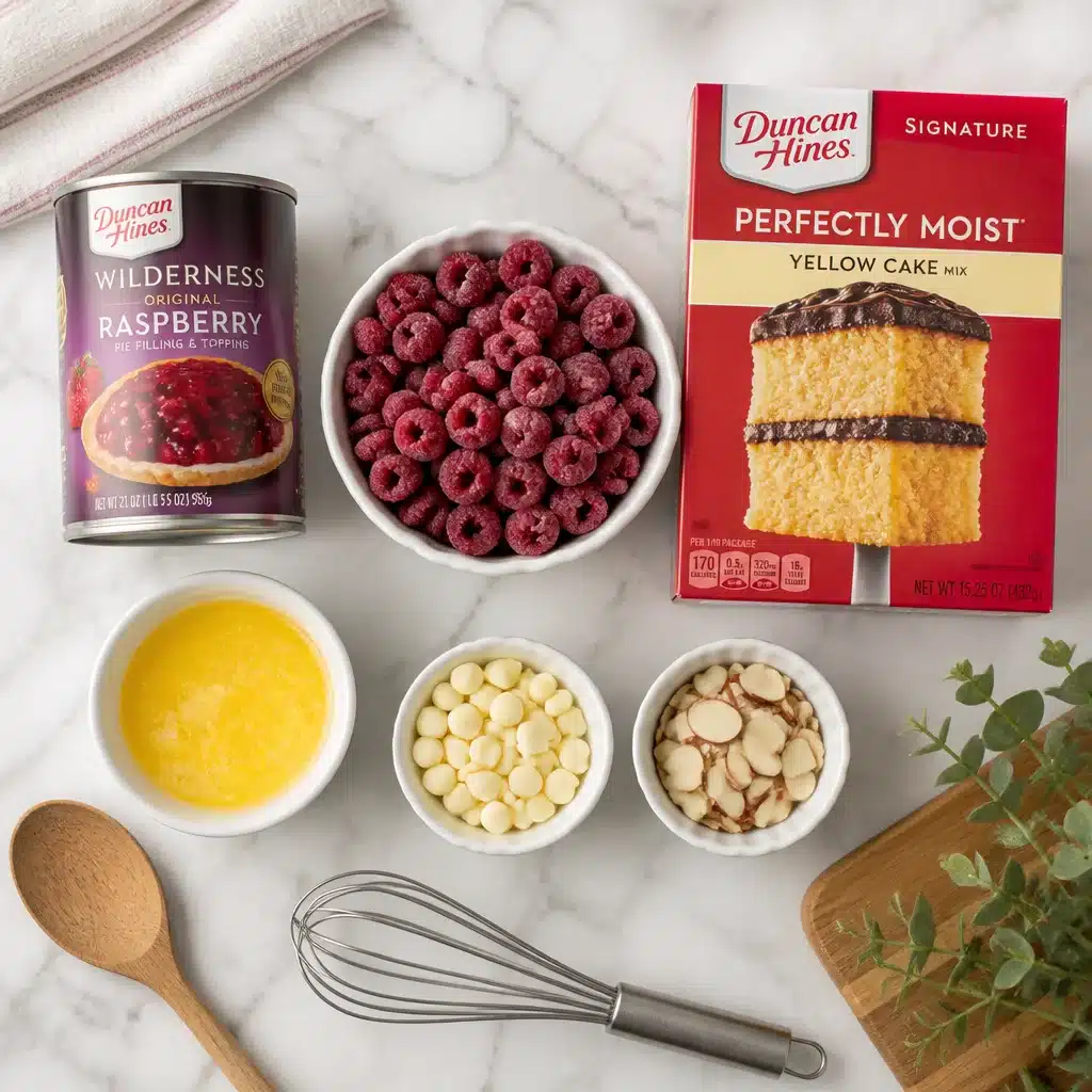 5-Ingredient Easy Raspberry Dump Cake That Everyone Loves! 6 - Easy Raspberry Dump Cake Recipe (Just 5 Ingredients!)
